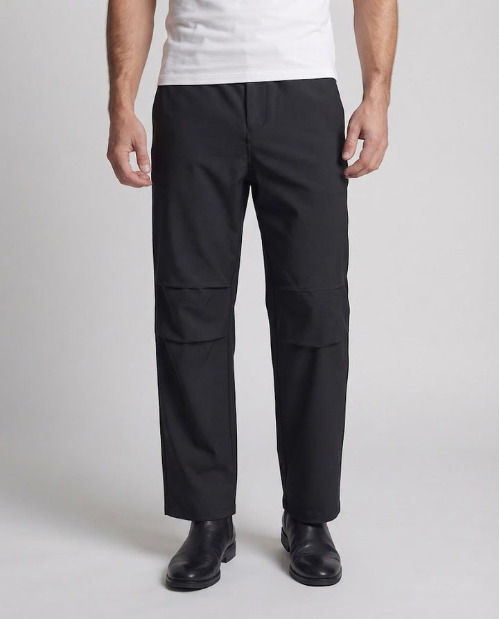 Herren Relaxte Wide‑Leg-Hose aus technischem Stretch‑Twill mit cleanem Bund Echo Archiv