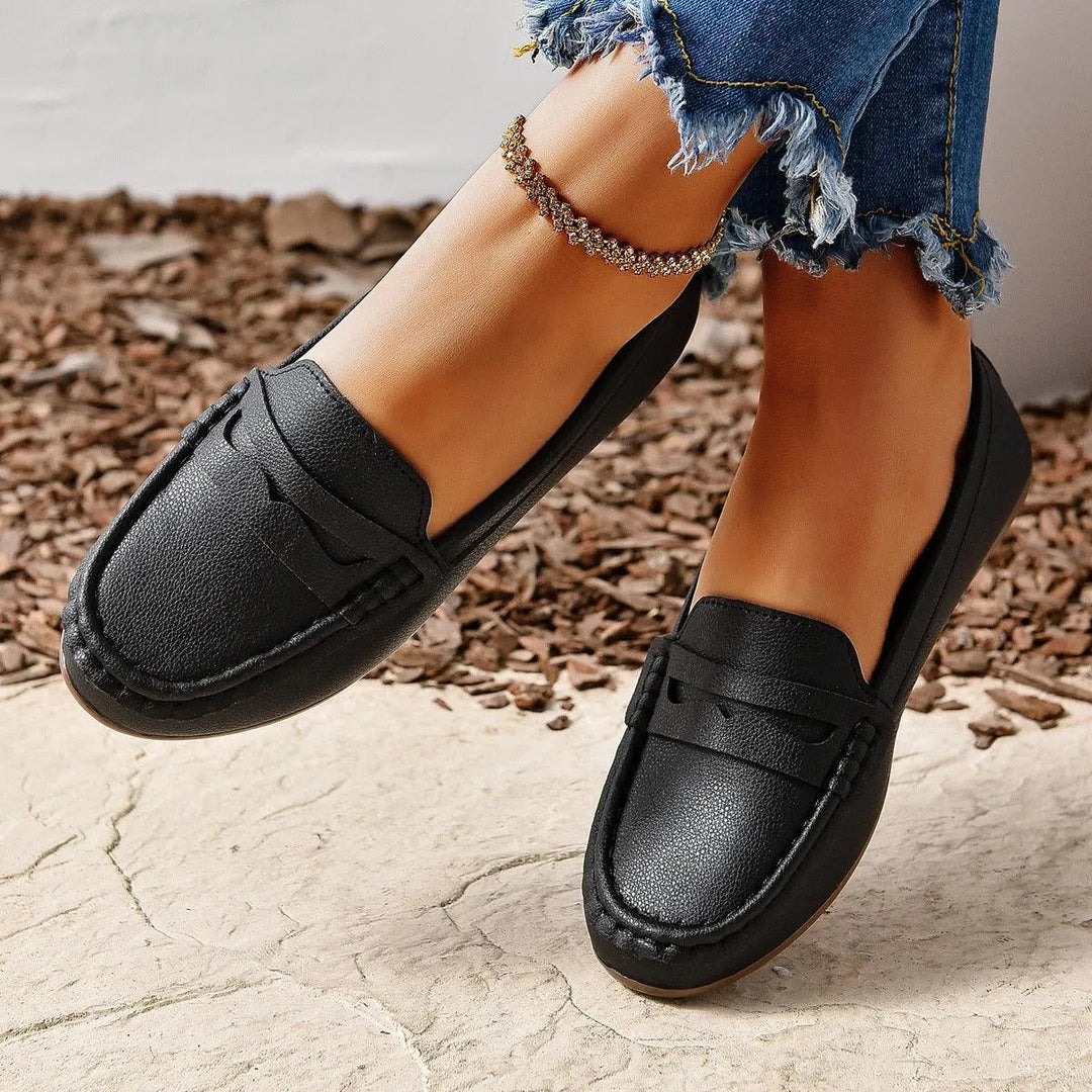 Echoarchiv | Gommino Flat Crossed Soft Sole Women