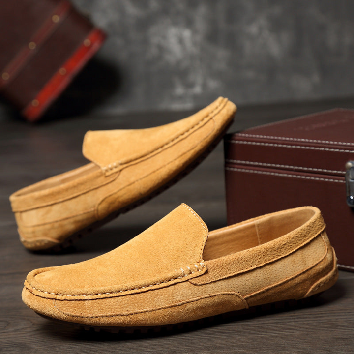 Echoarchiv | Herren Beige Mokassins Bequem