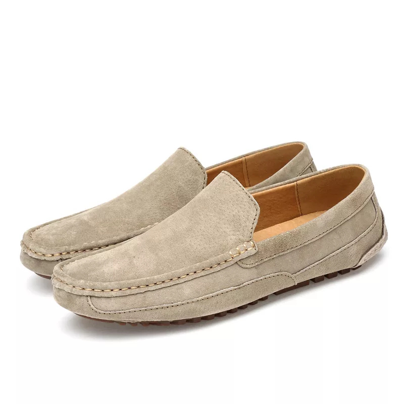 Echoarchiv | Herren Beige Mokassins Bequem