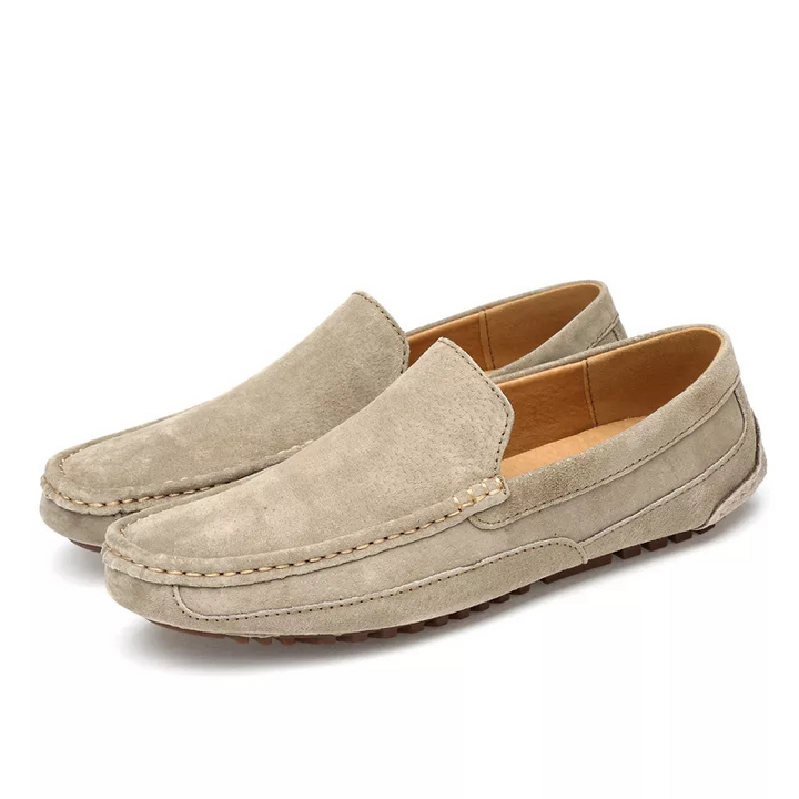 Echoarchiv | Herren Beige Mokassins Bequem