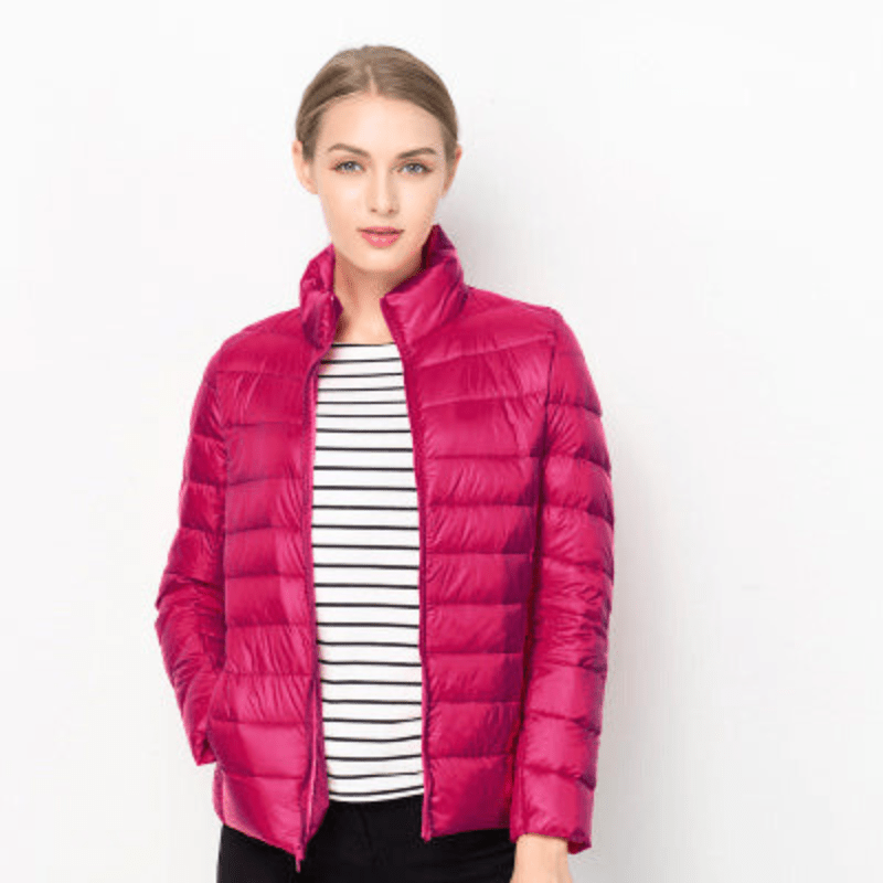 Echoarchiv | Damen Jacke Elegante Leichte Daunenjacke Trendy & Bequem