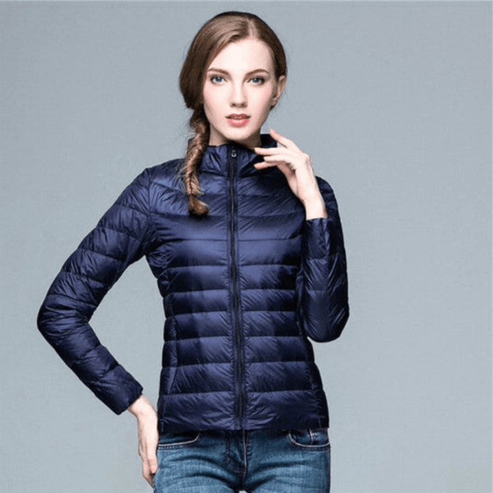 Echoarchiv | Damen Jacke Elegante Leichte Daunenjacke Trendy & Bequem