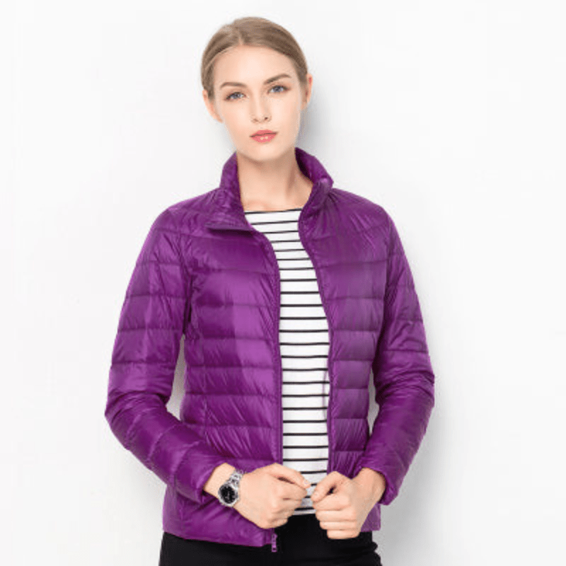 Echoarchiv | Damen Jacke Elegante Leichte Daunenjacke Trendy & Bequem