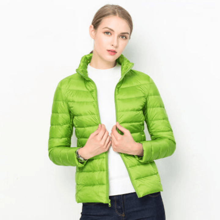 Echoarchiv | Damen Jacke Elegante Leichte Daunenjacke Trendy & Bequem