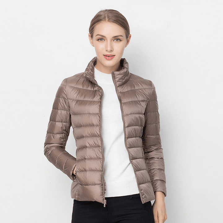 Echoarchiv | Damen Jacke Elegante Leichte Daunenjacke Trendy & Bequem