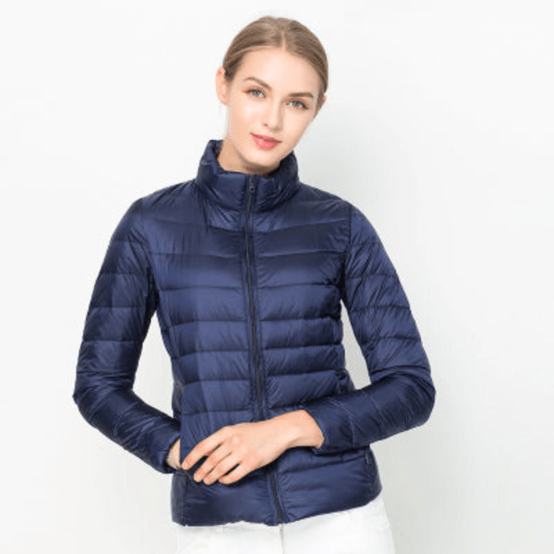 Echoarchiv | Damen Jacke Elegante Leichte Daunenjacke Trendy & Bequem