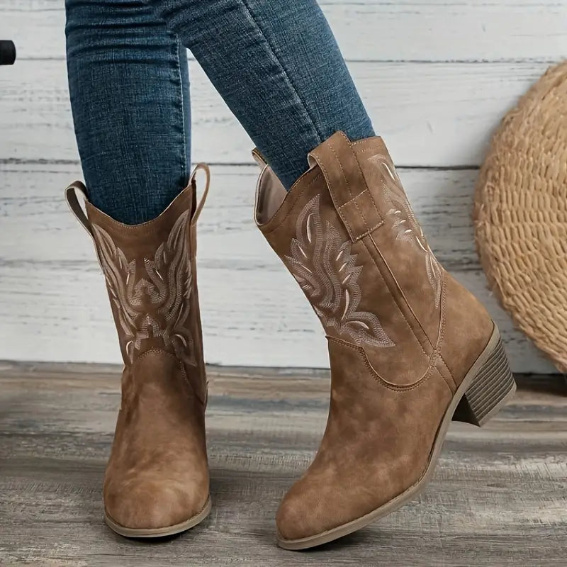 Bequeme Western Stiefel Für Lässige Kleider Stiefel Echoarchiv