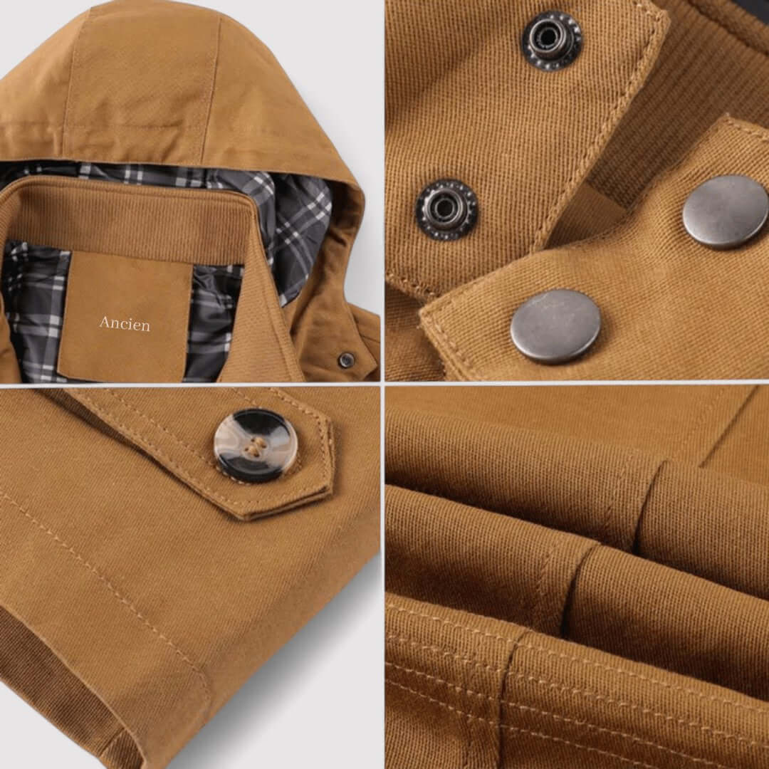 Echoarchiv | Herren wasserdichte Winterjacke mit Kapuze