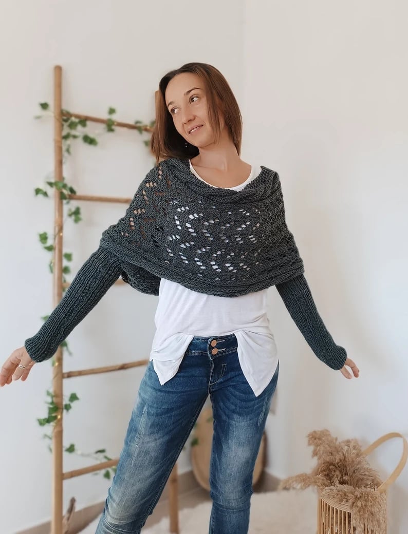 Echoarchiv | Bequemer Strickschal