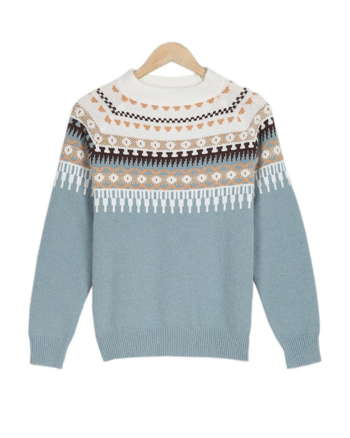 Stilvolle gEchoarchiveizte Boho Pullover