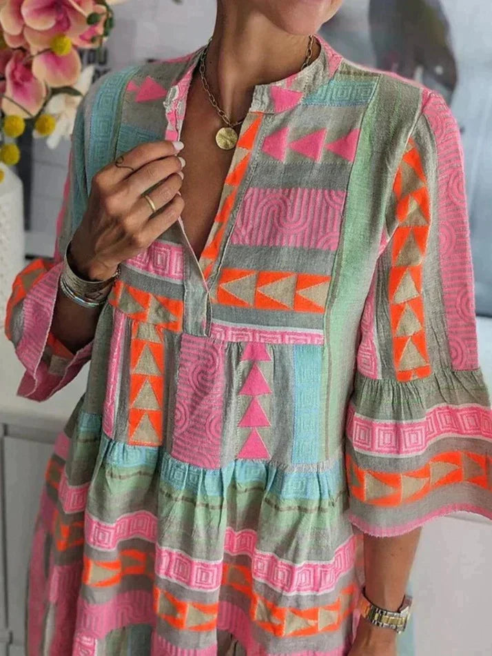 Echoarchiv | Casual Loose Retro Kleid