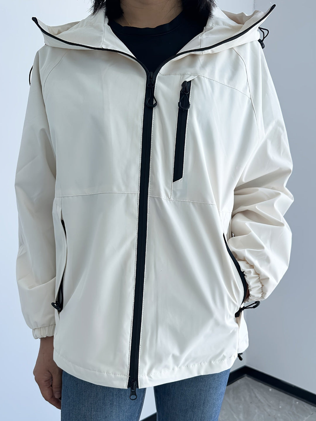 Echoarchiv | Moderne Wasser Und Winddichte Regenjacke Für Damen