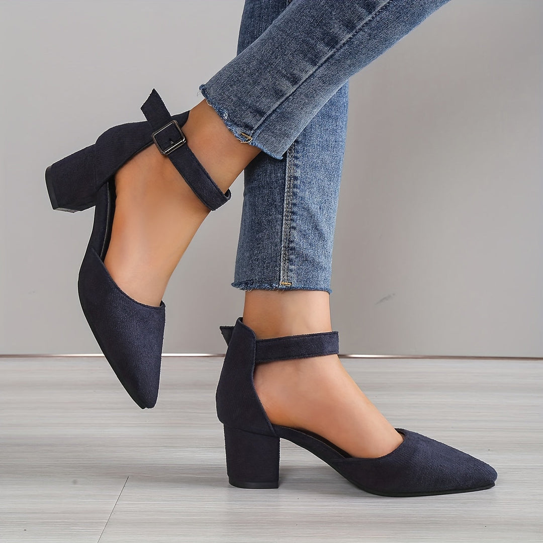 Echoarchiv | Damen Sandalen mit Blockabsatz Schnürung, mit Knöchelriemen, Elegant