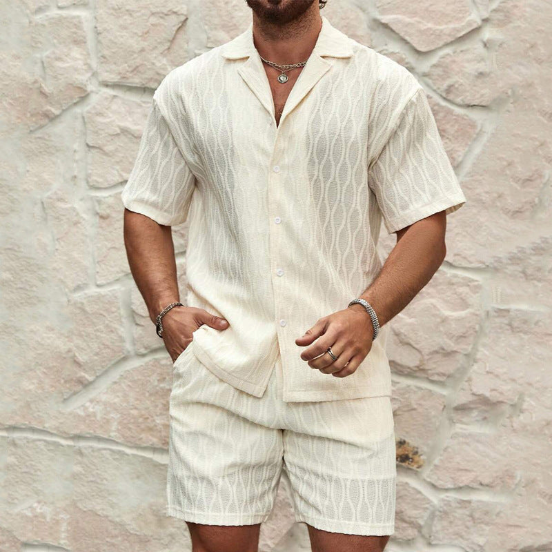 Echoarchiv | Set Herren Sommer mit Hemd und Shorts