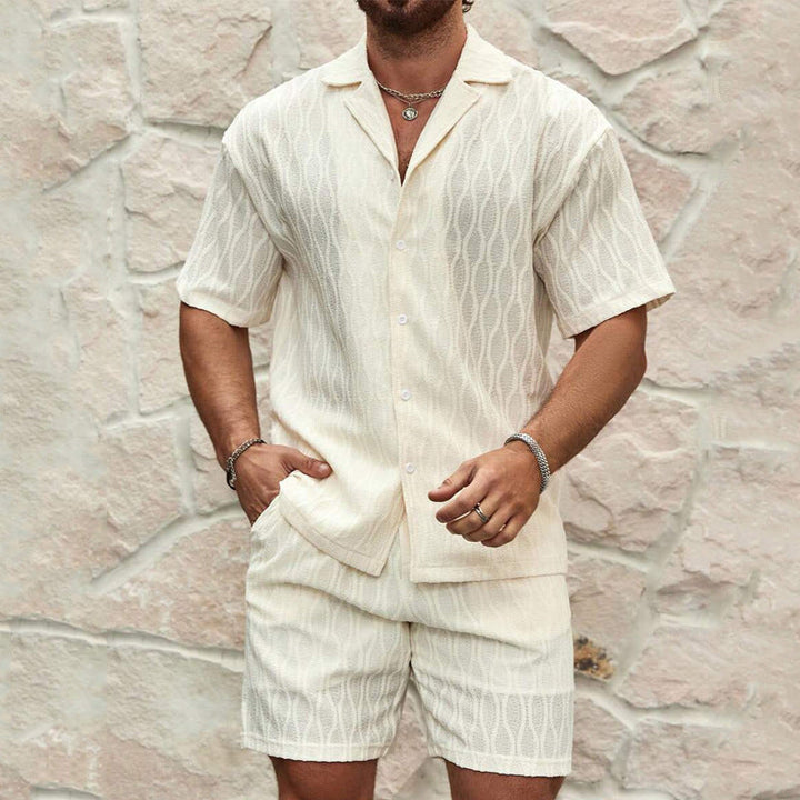 Echoarchiv | Set Herren Sommer mit Hemd und Shorts