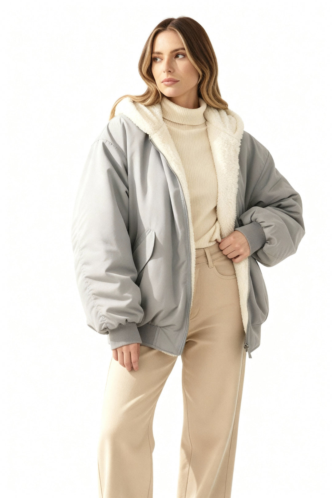 Echoarchiv | Bequeme Oversized Winterjacke