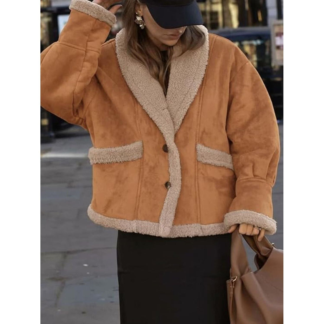 Damen Winterjacke Mit Kragen – Célinea