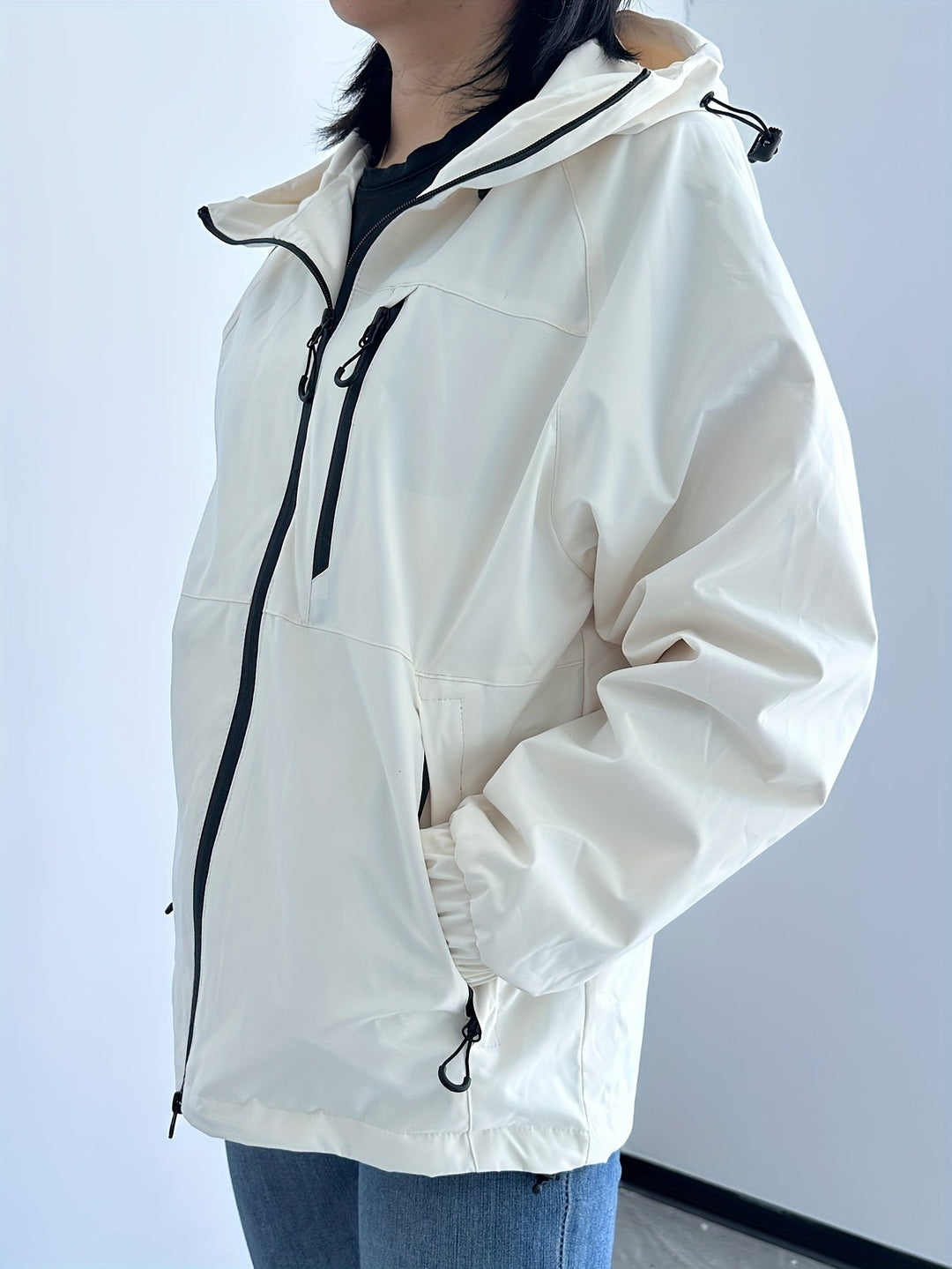 Echoarchiv | Moderne Wasser Und Winddichte Regenjacke Für Damen