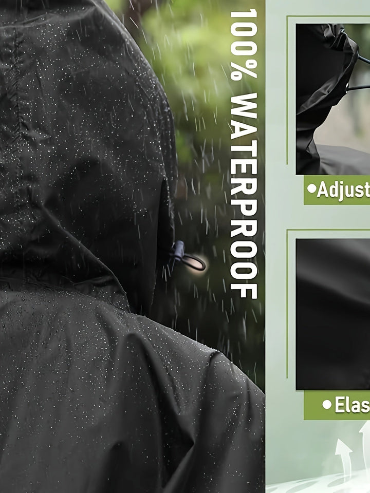 Echoarchiv | Wasserdichter Regenponcho mit Kapuze