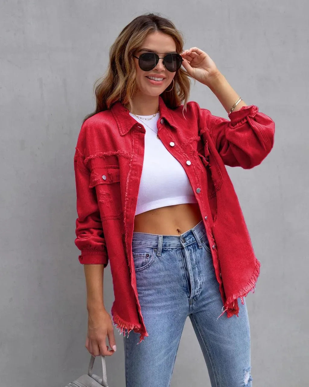 Echoarchiv | Damenbluse aus Denim