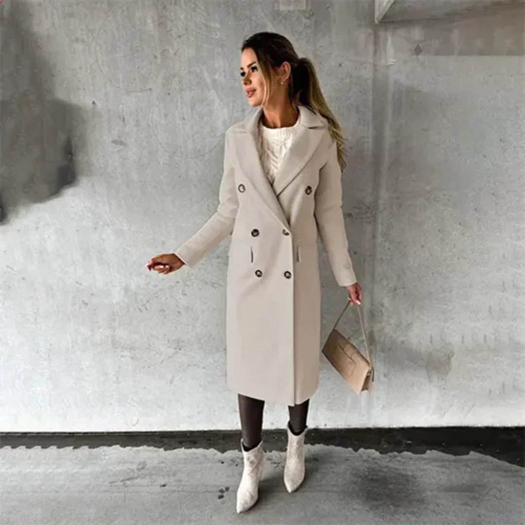 Echoarchiv | Damen Warme Trench Mantel - Winter