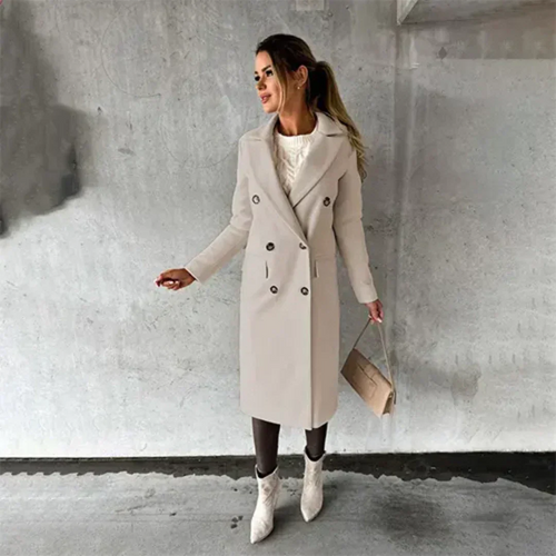 Echoarchiv | Damen Warme Trench Mantel - Winter