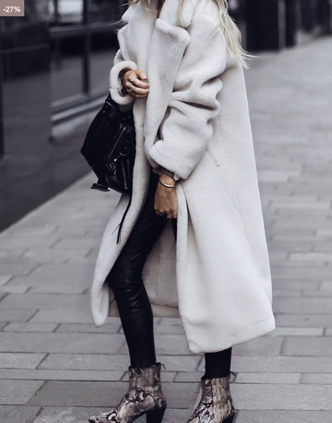 Unglaublich stylische warme Designer-Winterjacke
