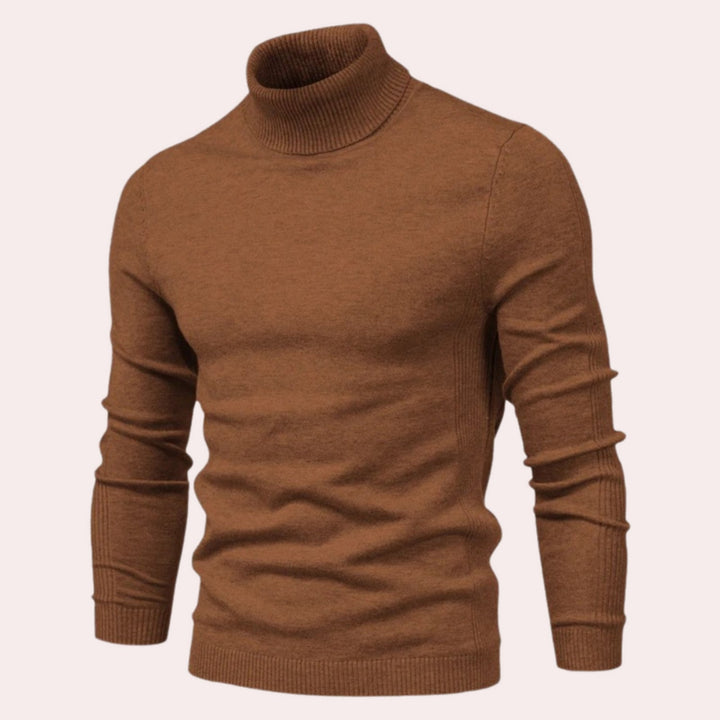 Echoarchiv | Lässiger Herren Rollkragenpullover