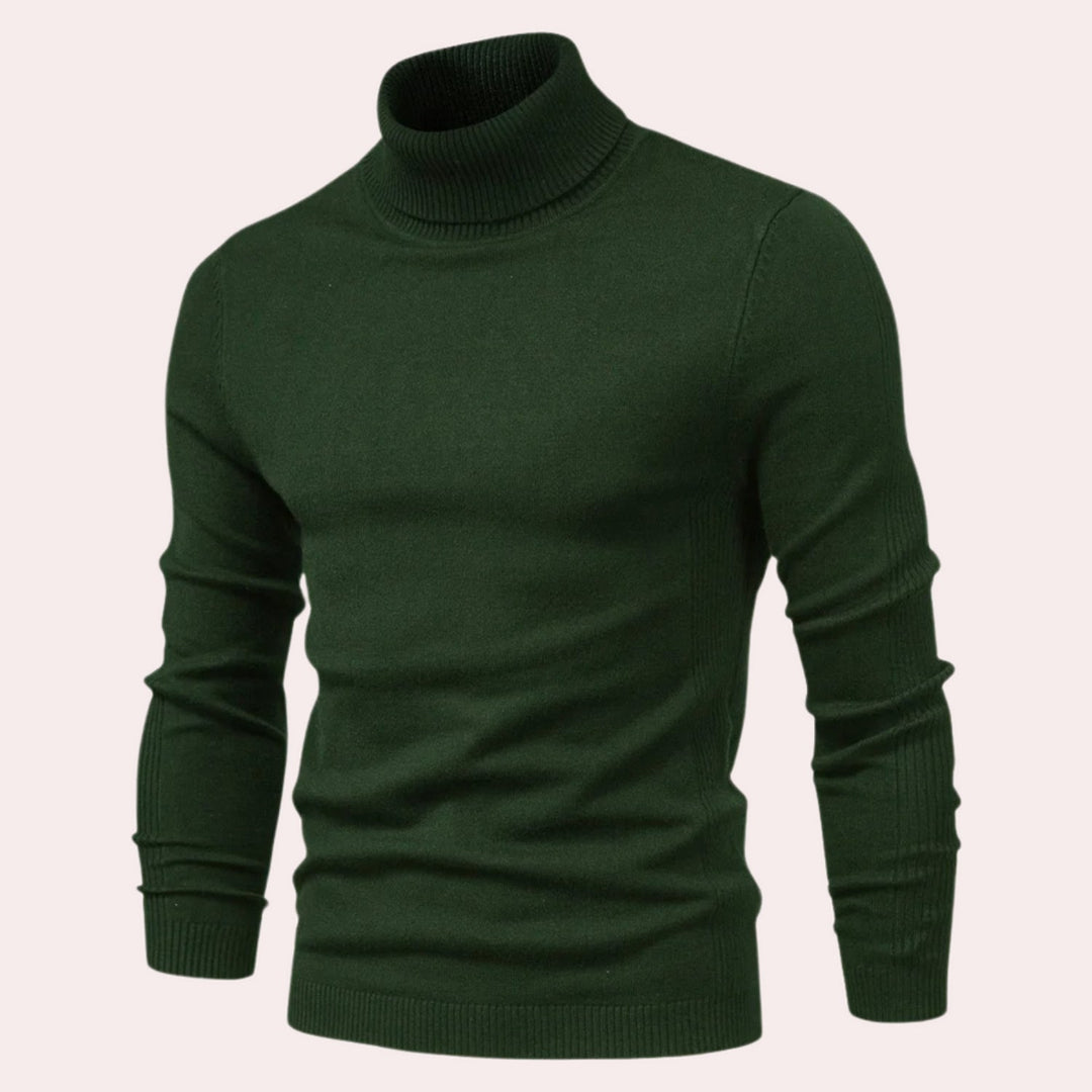 Echoarchiv | Lässiger Herren Rollkragenpullover