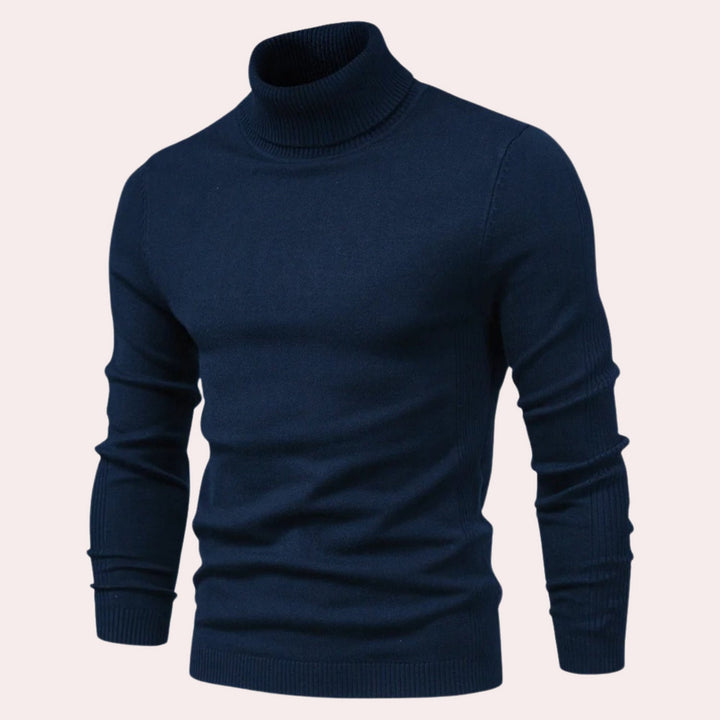 Echoarchiv | Lässiger Herren Rollkragenpullover