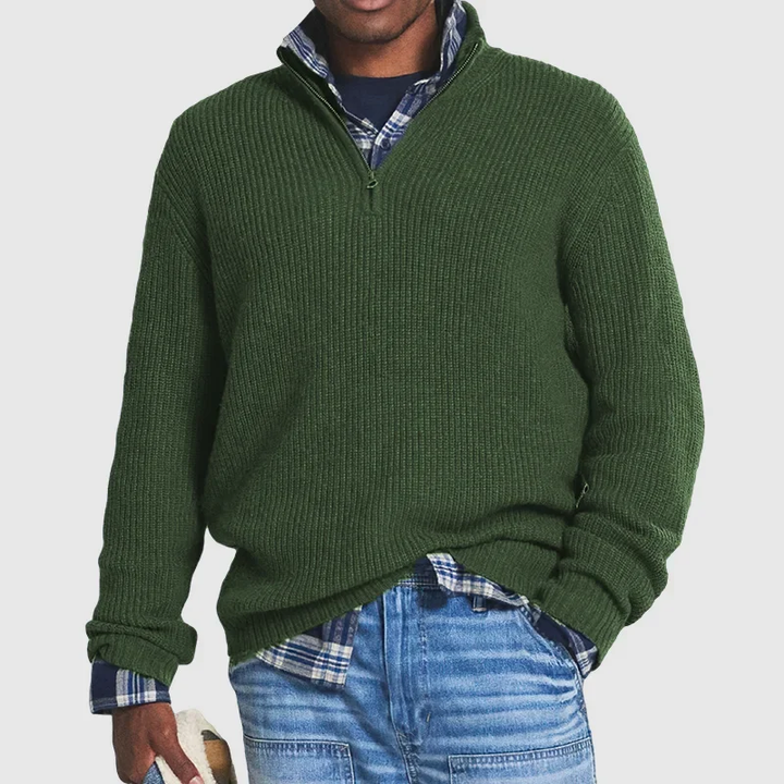 Echoarchiv | Lässiger Herren Zip-Pullover