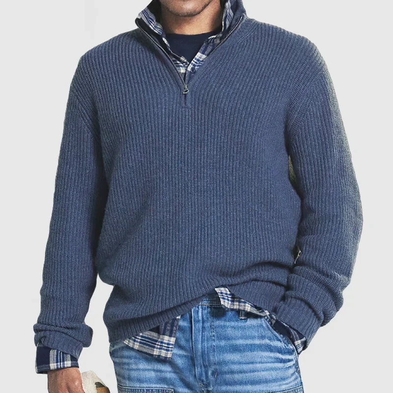 Echoarchiv | Lässiger Herren Zip-Pullover