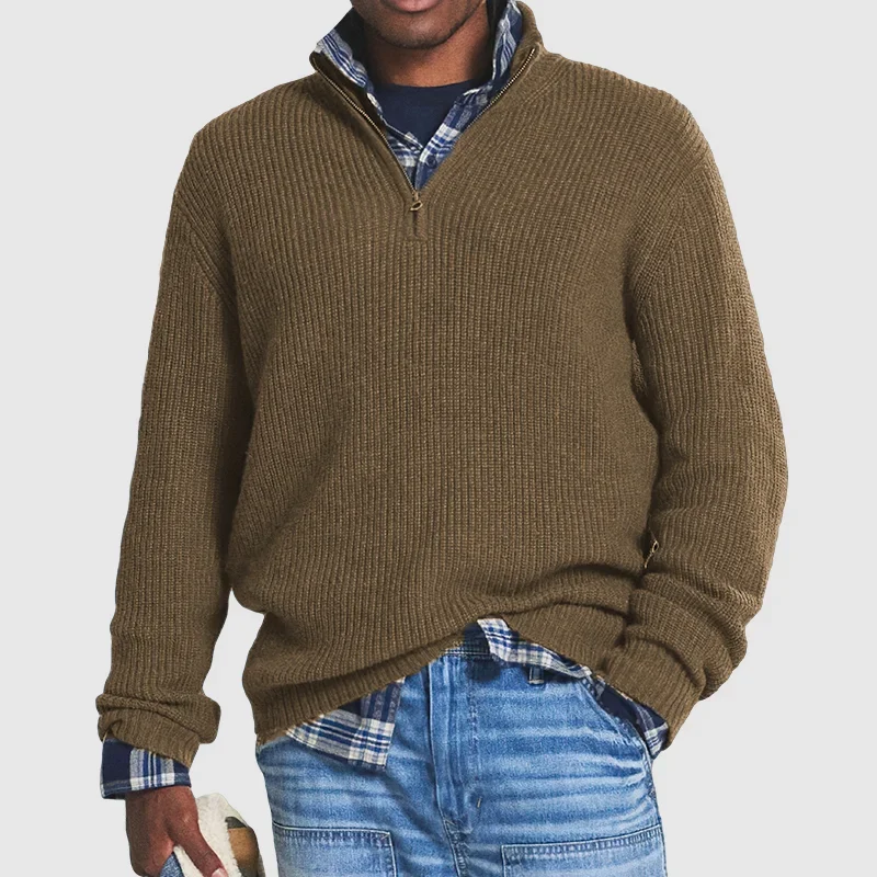 Echoarchiv | Lässiger Herren Zip-Pullover