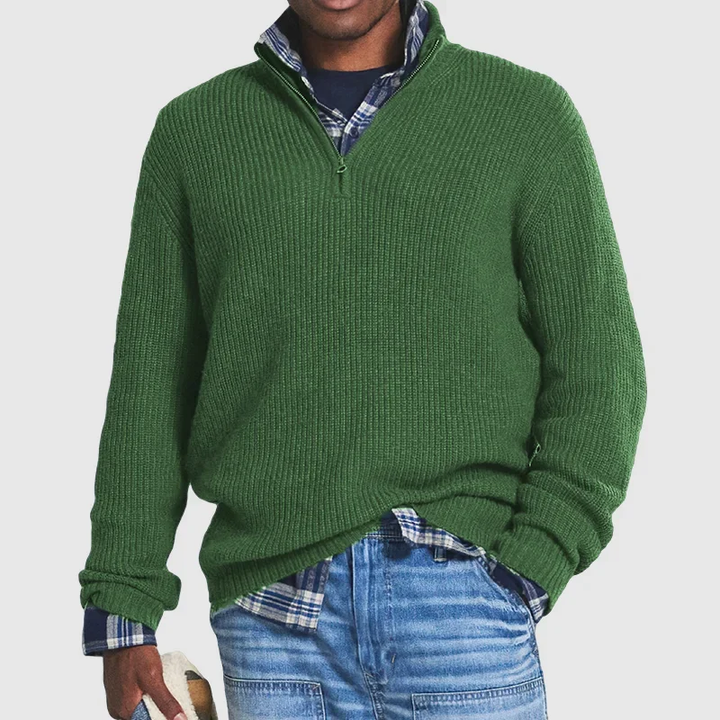 Echoarchiv | Lässiger Herren Zip-Pullover