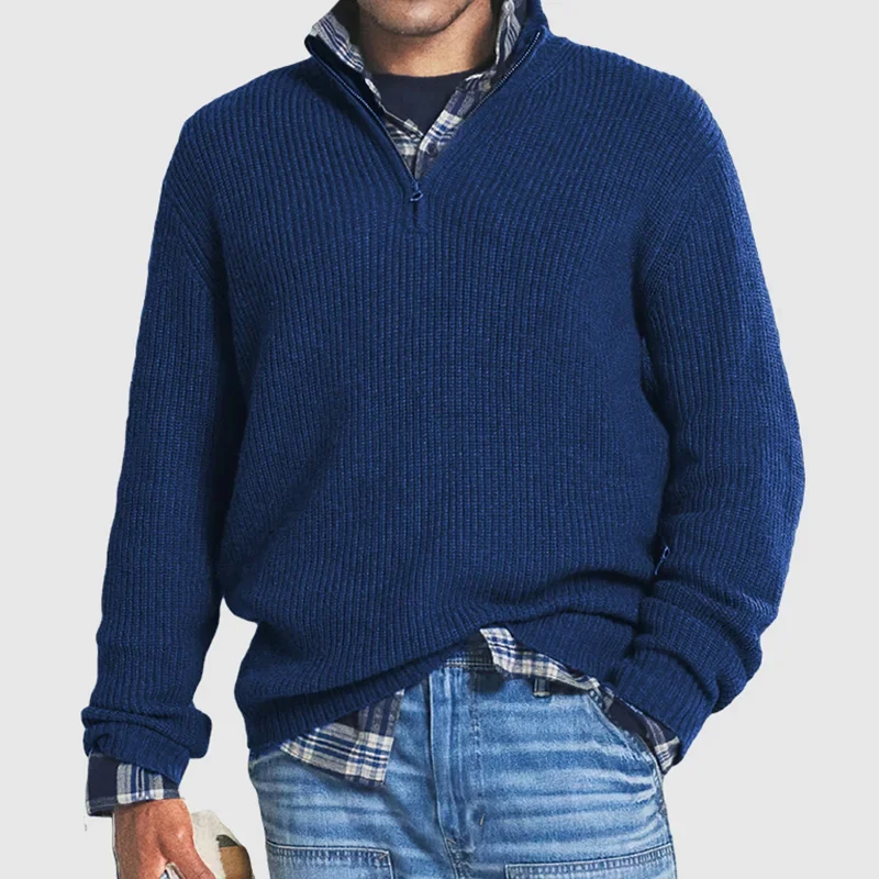 Echoarchiv | Lässiger Herren Zip-Pullover