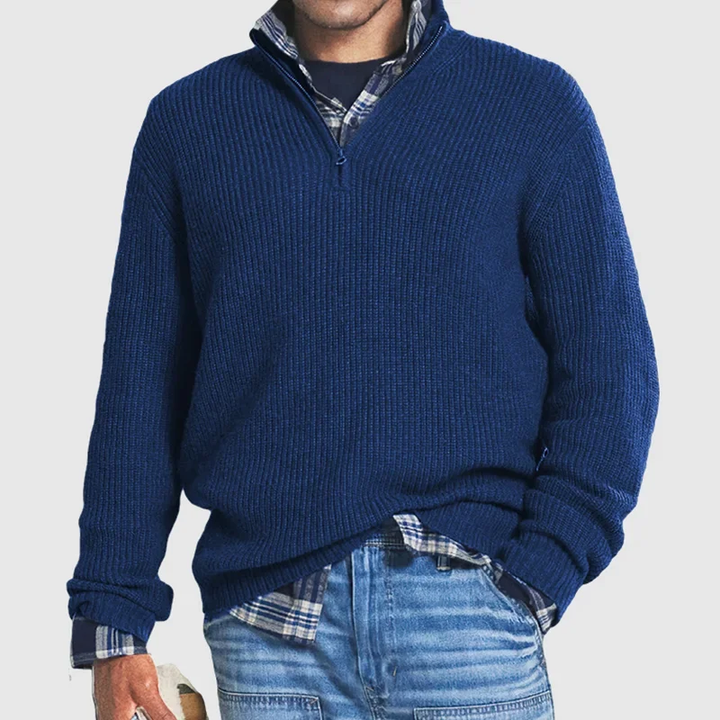 Echoarchiv | Lässiger Herren Zip-Pullover