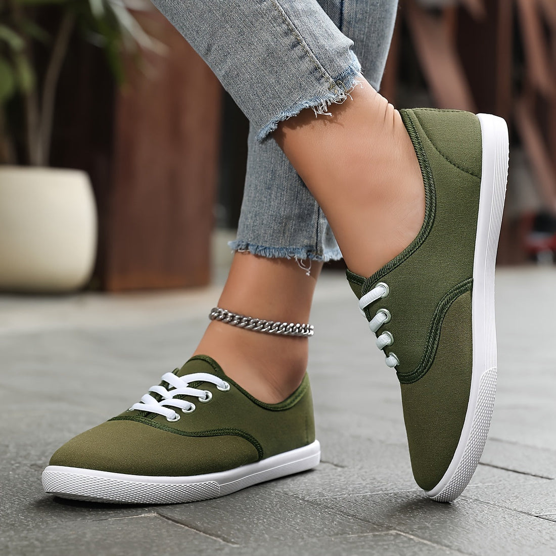 Weizo Canvas-Sneaker für Frauen – Névara