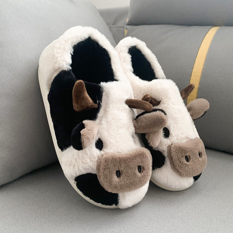 Echoarchiv | Bequeme Damen Hausschuhe mit Tiermuster