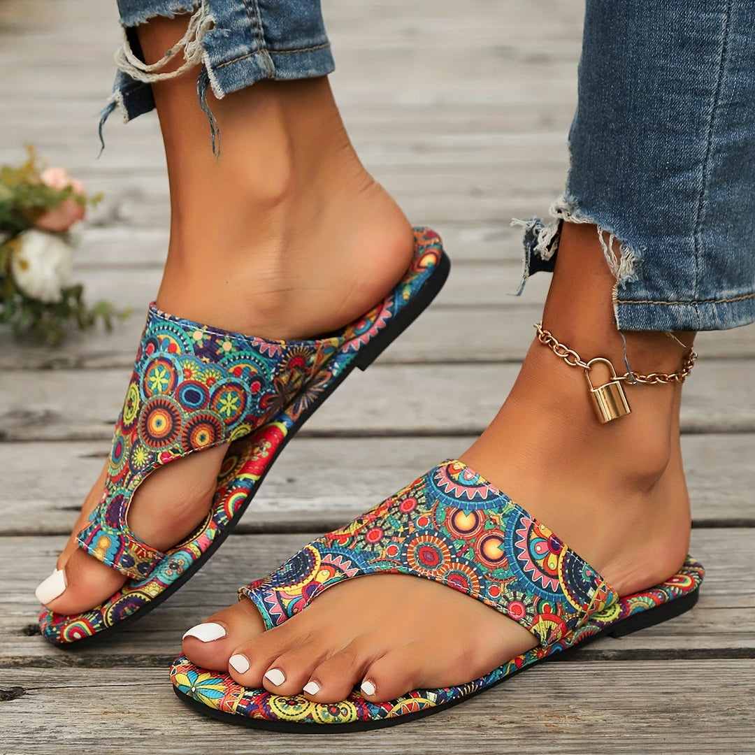 Echoarchiv | Florale Flip Flops für Frauen