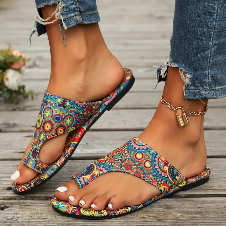 Echoarchiv | Florale Flip Flops für Frauen
