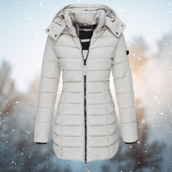 Echoarchiv | Damen Langjacke Gepolsterte Pufferjacke