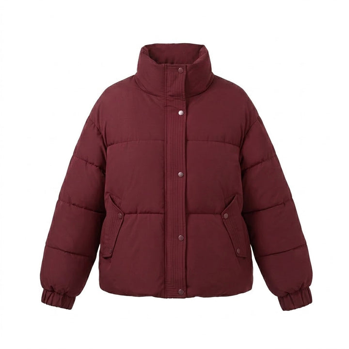 Damen Nan Kurz Urban Steppjacke mit Kapuzeneinsatz, aufgesetzten Taschen und weicher thermischer Innenauskleidung