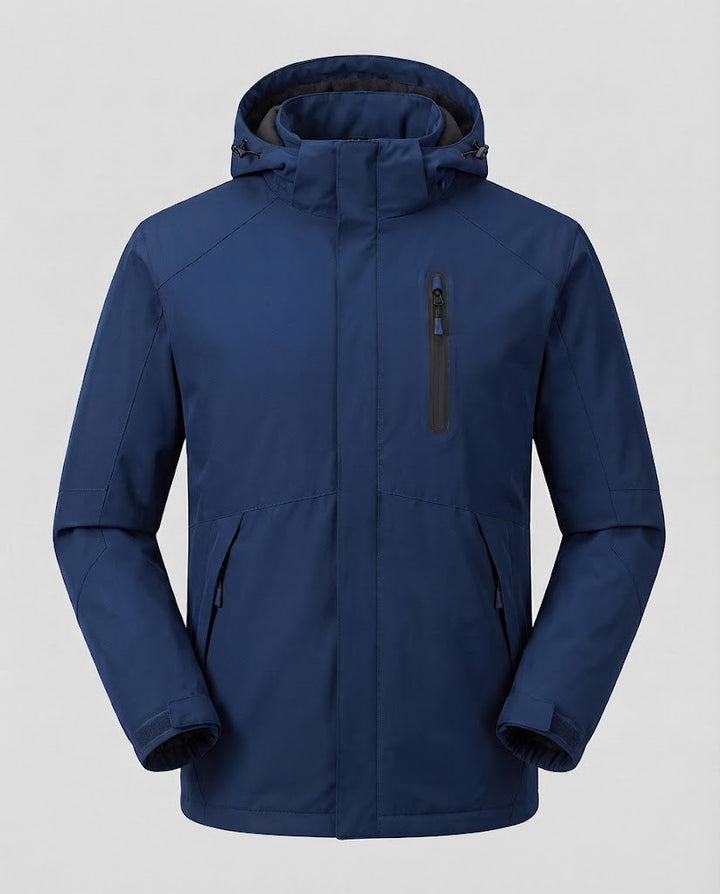 Herren beheizbare Winterparka mit USB‑Heizsystem, wind‑ und wasserabweisender Thermobeschichtung und Kapuze Echoarchiv