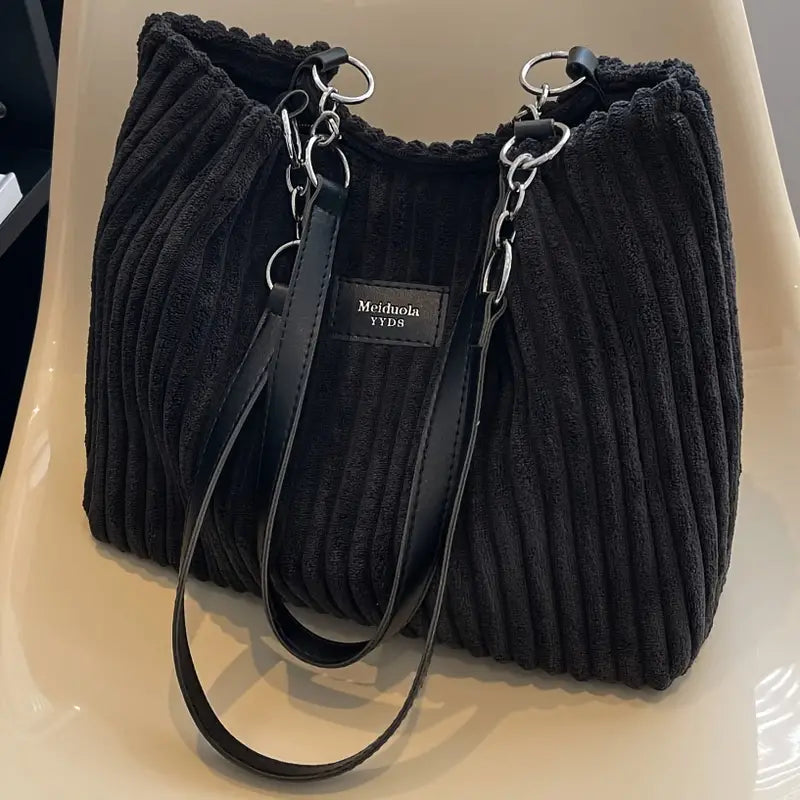 Cord Tote Bag für Damen Chic & Geräumig – Avelline