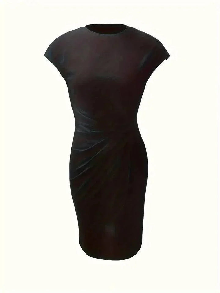 Bequemes Kleid mit Rundhalsausschnitt für Frauen – Lunéa