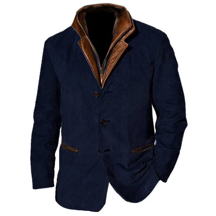 Echoarchiv | Vintage Vegan-lederjacke für Herren