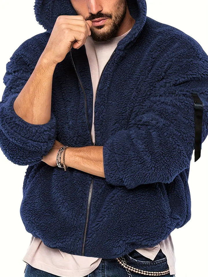 Echoarchiv Teddyjacke mit Reißverschluss für Männer