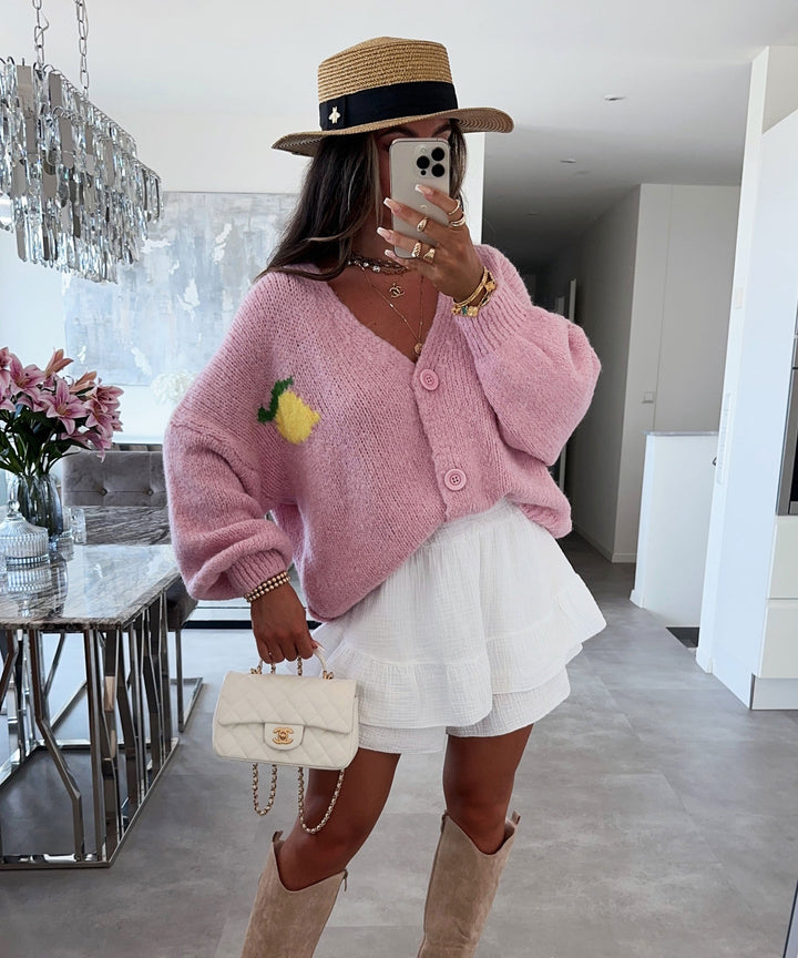 Echoarchiv | Cardigan Limoncello Rosa