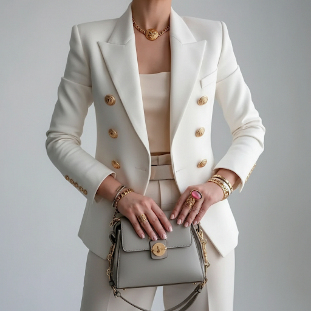 Echoarchiv | Damen Doppelreihiger Blazer